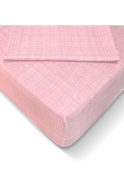 Alla Turca طقم ملاءات جاهزة مقاس 160x200 سم من Ranforce - وردي فاتح