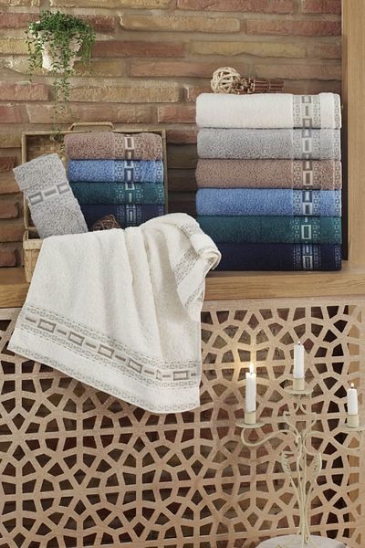 Şıkel Purry Cotton 50x90cm Πετσέτες Χεριών και Προσώπου Σετ 6 τεμαχίων