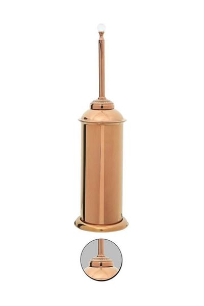 Maya Style Pvd Rose Toilet Bowl Brush 100% Brass