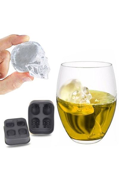 Biradlı Skeleton Ice Mold