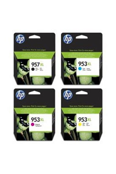 HP 957xl/953xl 4 Renk Avantajlı Paket (siyah Ekstra Yüksek Kapasiteli)