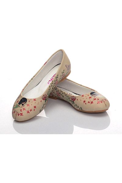 Streetfly Balerini de damă colorați imprimați