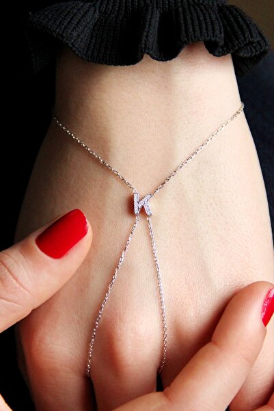 Argentum Concept 925 Ayar Gümüş K Harfi Şahmeran - 45065101