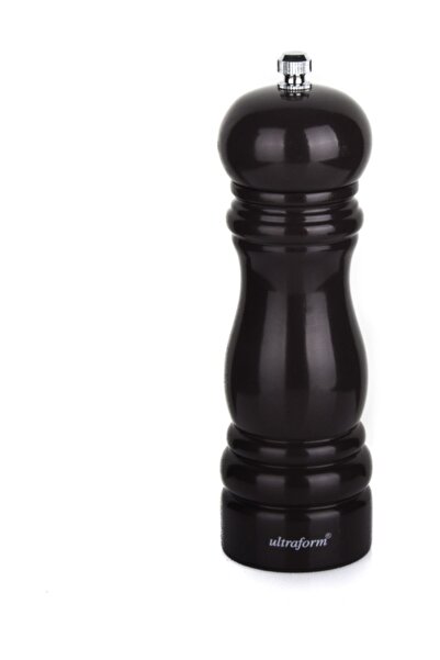ultraform Ahşap Tuz Değirmeni 15 Cm Siyah