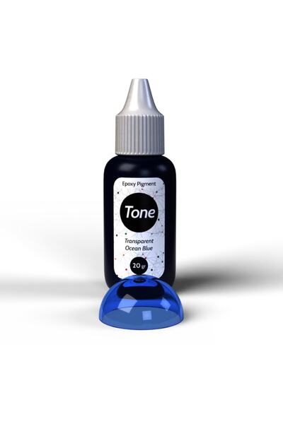 Resinin Tone Transparent Ocean Blue Transparan Epoksi Pigment Renklendirici 2...