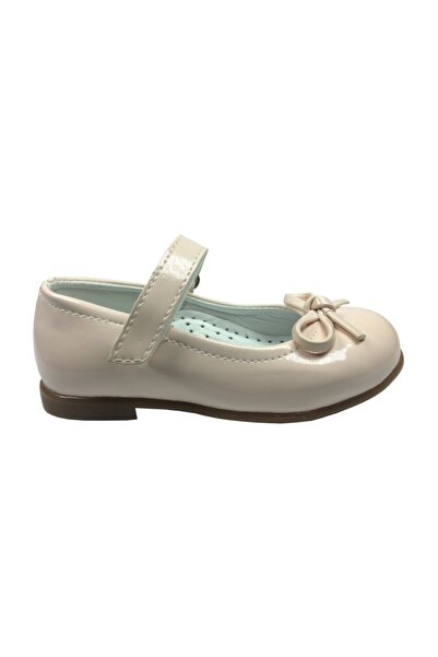 ORTAÇ Patent Leather Bow Girls' Leather Ballerina Shoes