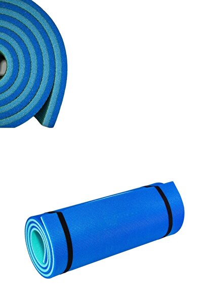Leyaton Pilates Minderi Yoga Mat Fitness Egzersiz Minderi Turkuaz & Mavi