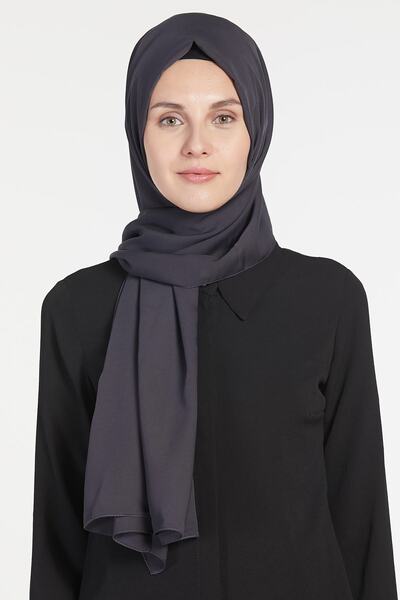 Armine Women's Anthracite Medina Silk Poly Shawl 3060991
