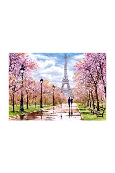Castorland Puzzle Castorland Eyfel Paris'te Romantik Bir Yürüyüş 1000 Parçalı...