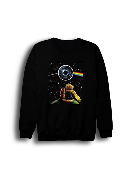 fame-stoned Суитшърт с щампа на Pink Floyd