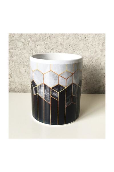 Officeküp Hexagon Porcelain Coffee Cup
