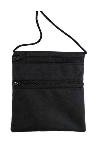 RoseRoi Double Zipper Neck Wallet