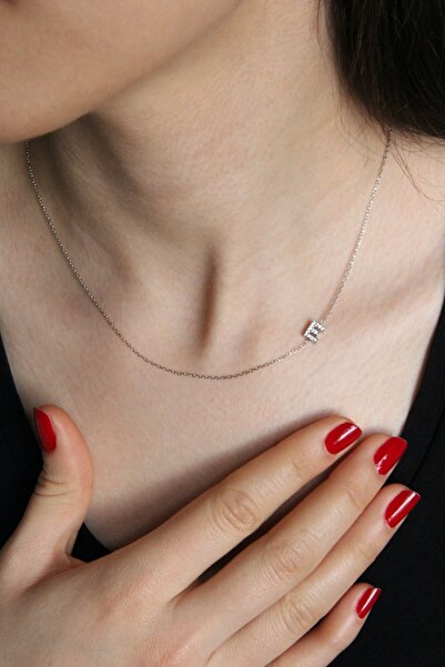 Argentum Concept 925 Ayar Gümüş E Harfi Kolye - 23141601