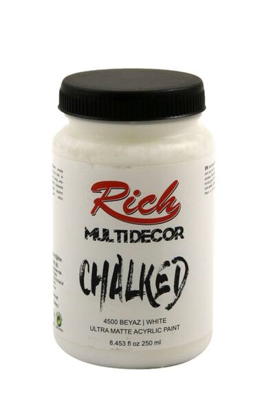 lavanta sanat evi ve tuhafiye Rich Multidecor Chalked Beyaz 4500 250ml