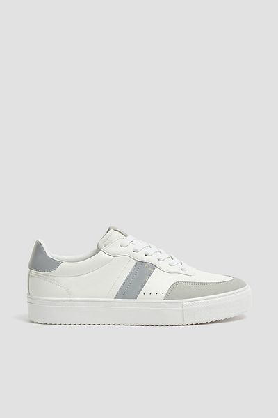 Pull & Bear Side Striped, Thick Sole Sneakers