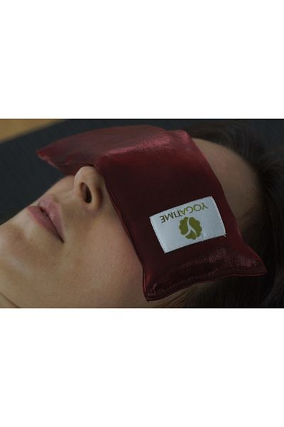YogaTime Burgundy Lavender Scented Eye Pillow