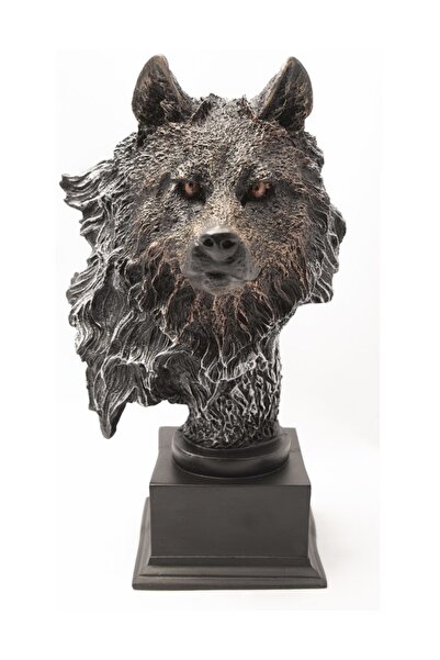 Gift Garden Kurt Başı Büyük Boy Bozkurt Biblo