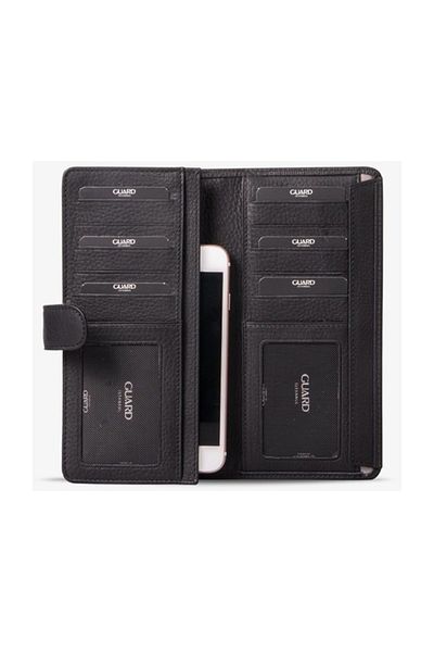 Guard Leather Classic Men's Leather Wallet - Guard Derideposu / 202 Black