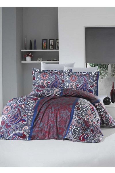 Altınbaşak Cotton Satin Double Duvet Cover Set Marlie