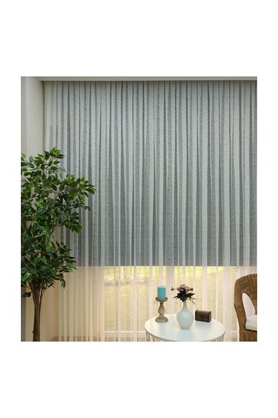 Esse Home High Grading Honeycomb Knitted Tulle Sparse Pleat - 150 x 250 cm 1/2
