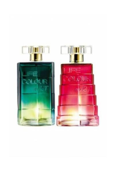 AVON Life Colour Kenzo Takada Kadın Parfümü 50 Ml Edp Ve Erkek Parfüm 75 Ml. Edp
