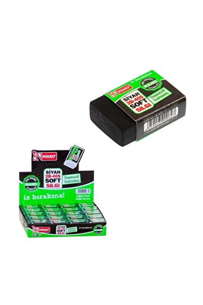 Mikro Siyah 2b-40s Soft Silgi 3 Adet