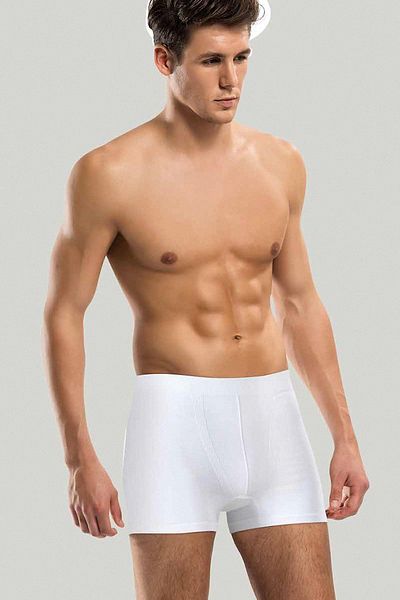 Miss Fit Plain / Patternless Short Leg Men's Boxer Briefs 2215