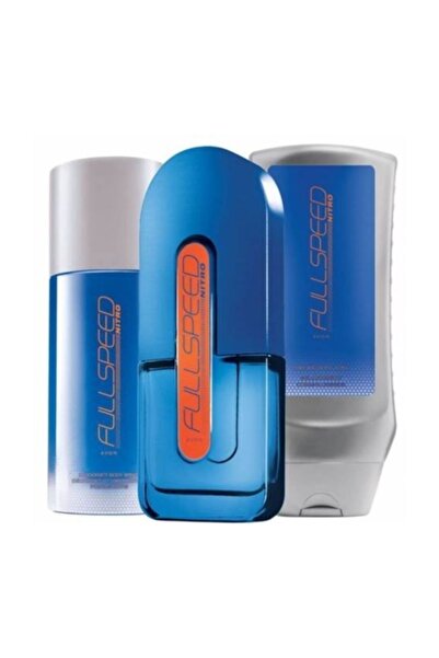 AVON Full Speed Nitro Erkek Parfüm 3'lü Set *yeni*