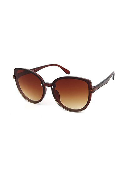 Di Caprio Dc1736b Women's Oval Sunglasses