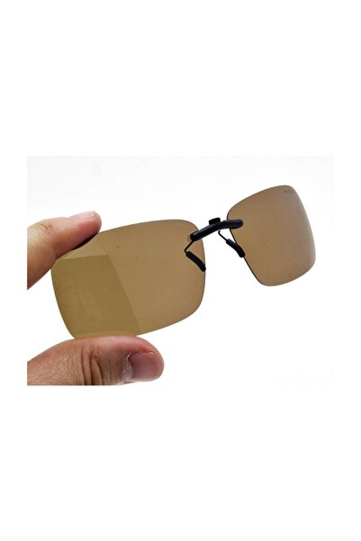 Exqudo Men's Polarized Sunglasses Clip Large Size Tz55
