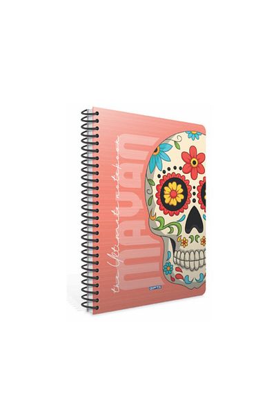 Gıpta Mayan Spiral 80 Sheets Checkered Notebook with Cardboard Cover435700