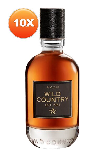 AVON Wild Country Erkek Parfüm Edt 75 ml 10'lu Set 5050000105248