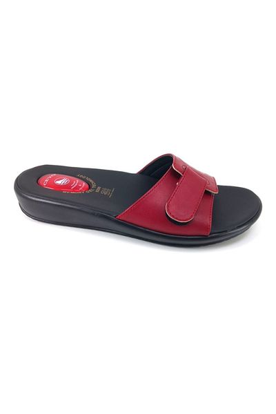Ceyo 9200-12 Model Orthopedic Red Women's Slippers