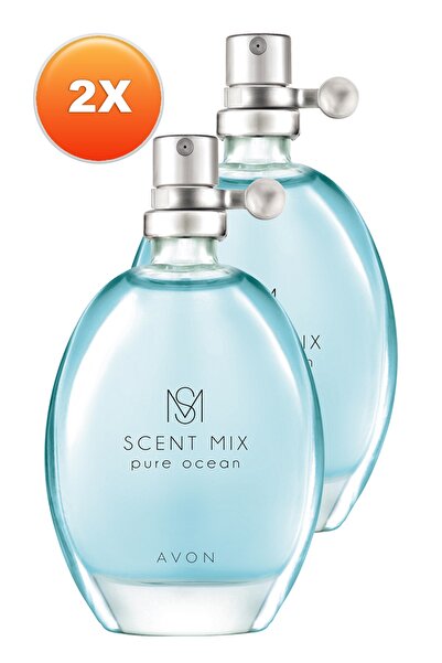AVON Scent Mix Pure Ocean Kadın Parfüm Edt 30 Ml. İkili Set