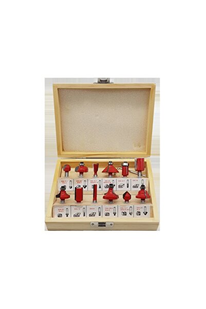 Genel Markalar Ahşap Freze Uç Seti 12 Parça 6mm Sap