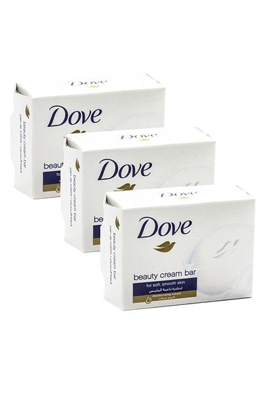 Dove Cream Bar Beauty Soap 100 GrOriginal x 3 pieces
