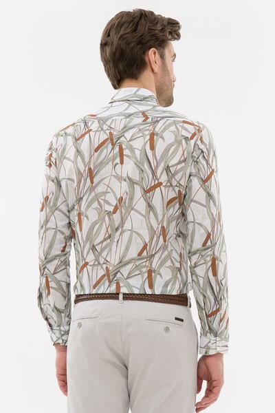 Pierre Cardin Gri Slim Fit Gömlek