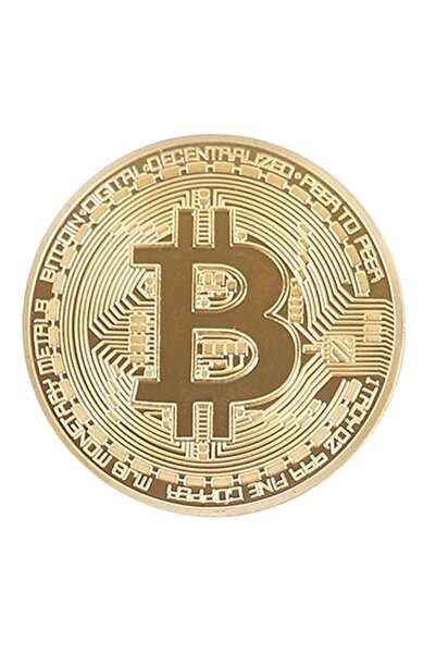 Buffer 4 Adet Bitcoin Madeni Hatıra Parası Madeni Bitcoin Hediye Sikke Para