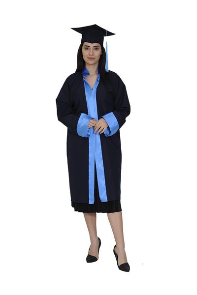 Mezuniyetshop Graduation Cube University Navy Blue