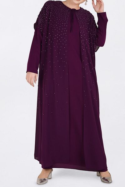 YILDIZ Rochie de seara dubla marime plus