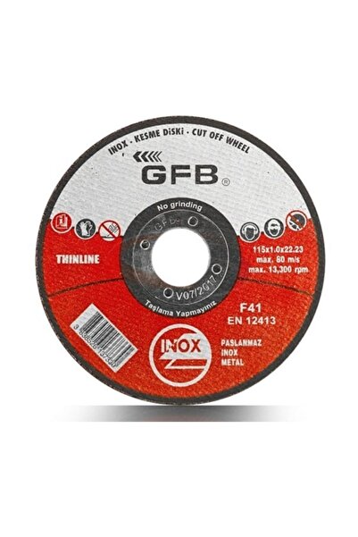 Genel Markalar Metal Kesici Taş 115X1 Inox Kesme Taşı (50 Adet)