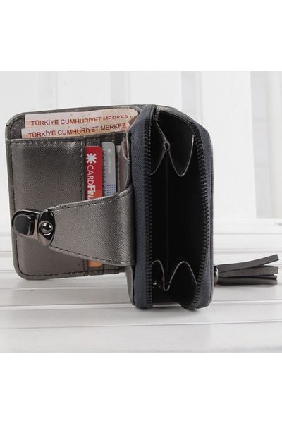MKM Bizoon Short Zipper and Clip Women's Wallet 5002
