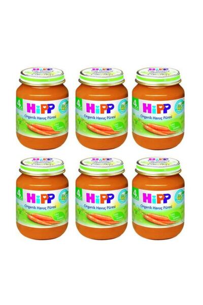 Hipp Organik Havuç Kavanoz Mama 125 Gr X 6 Adet