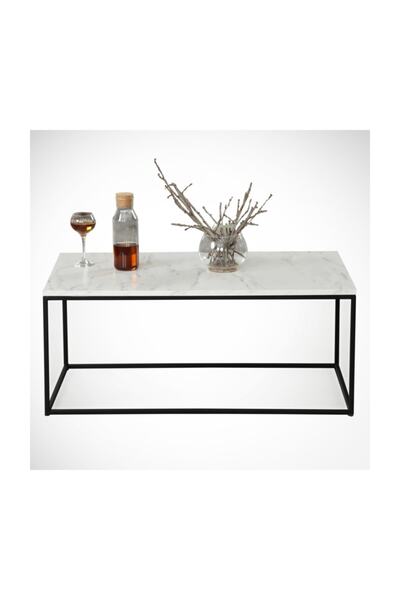 PASİFİC HOME Cosco Dikdörtgen Orta Sehpa ,beyaz Mermer