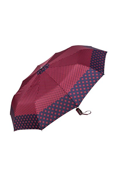 Genel Markalar Snotline Kadın Şemsiye Mini Lacivert Puantiyeli Bordo 225l