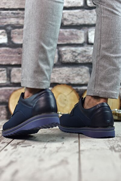 Riccon Синьо-сірий чоловічий повсякденний одяг 0012687