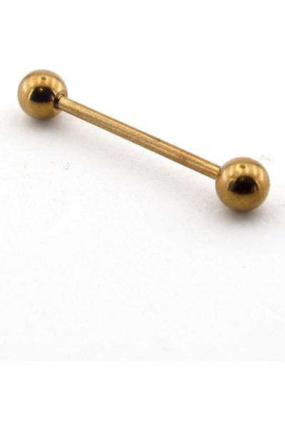 Solfera 28 Mm Gold Color Ear Body Piercing P359