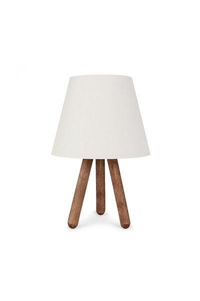 EvLight Three Leg Wooden Lampshade - Pvc White Home Model: Ev-7063
