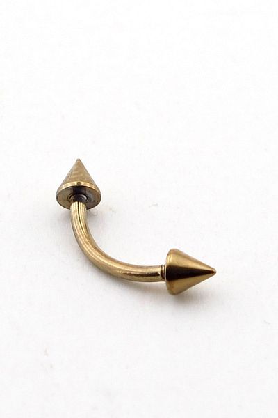 Solfera Gold Tone Pointed Body Piercing P315