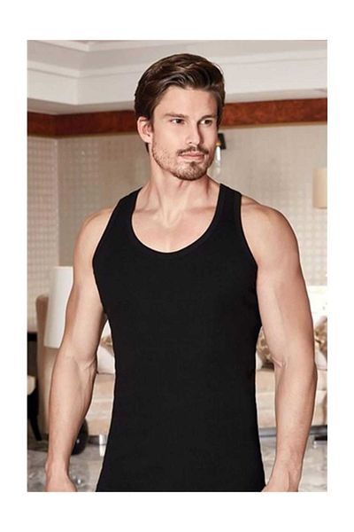 Berrak Men's Rambo Athlete Single Pack with Pictures (6 Pieces) Black L